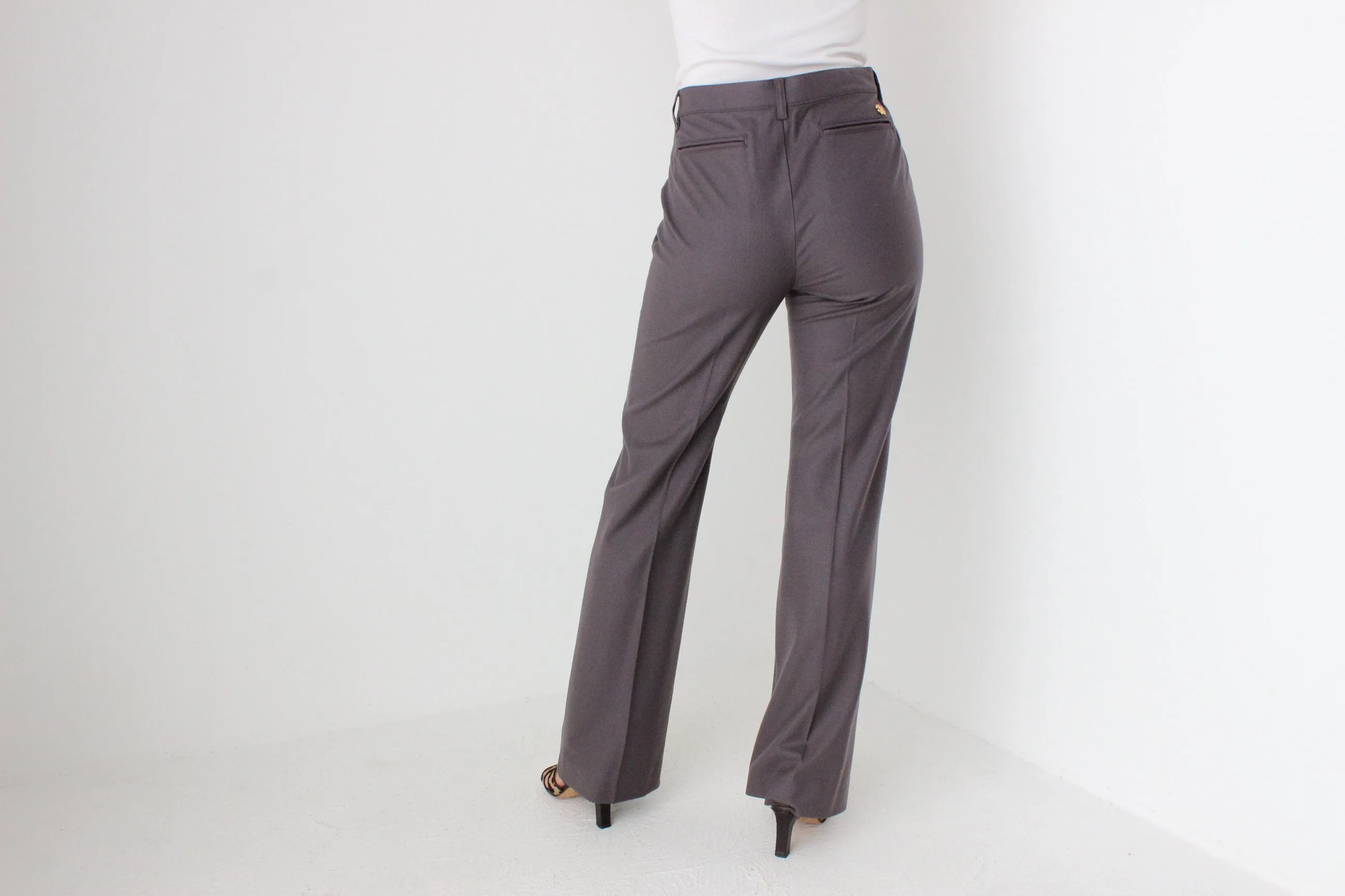 2000s Roberto Cavalli Virgin Wool Trousers