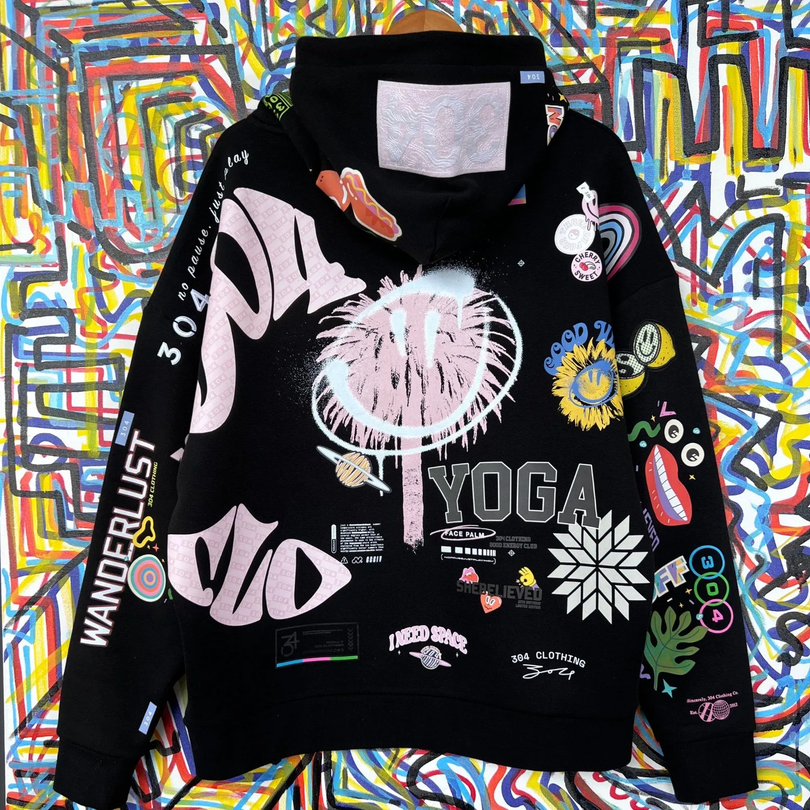 304 Apex Hoodie Black Oversized