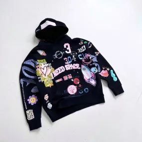 304 Apex Hoodie Black Oversized