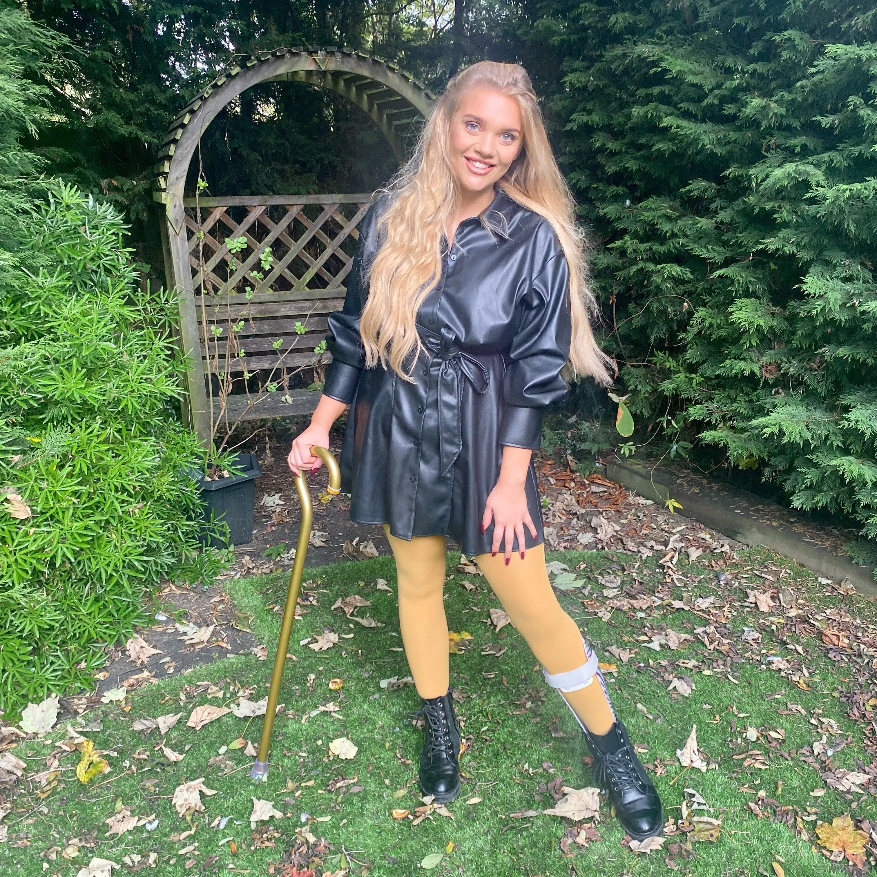 80 Denier Tights - Colonel Mustard