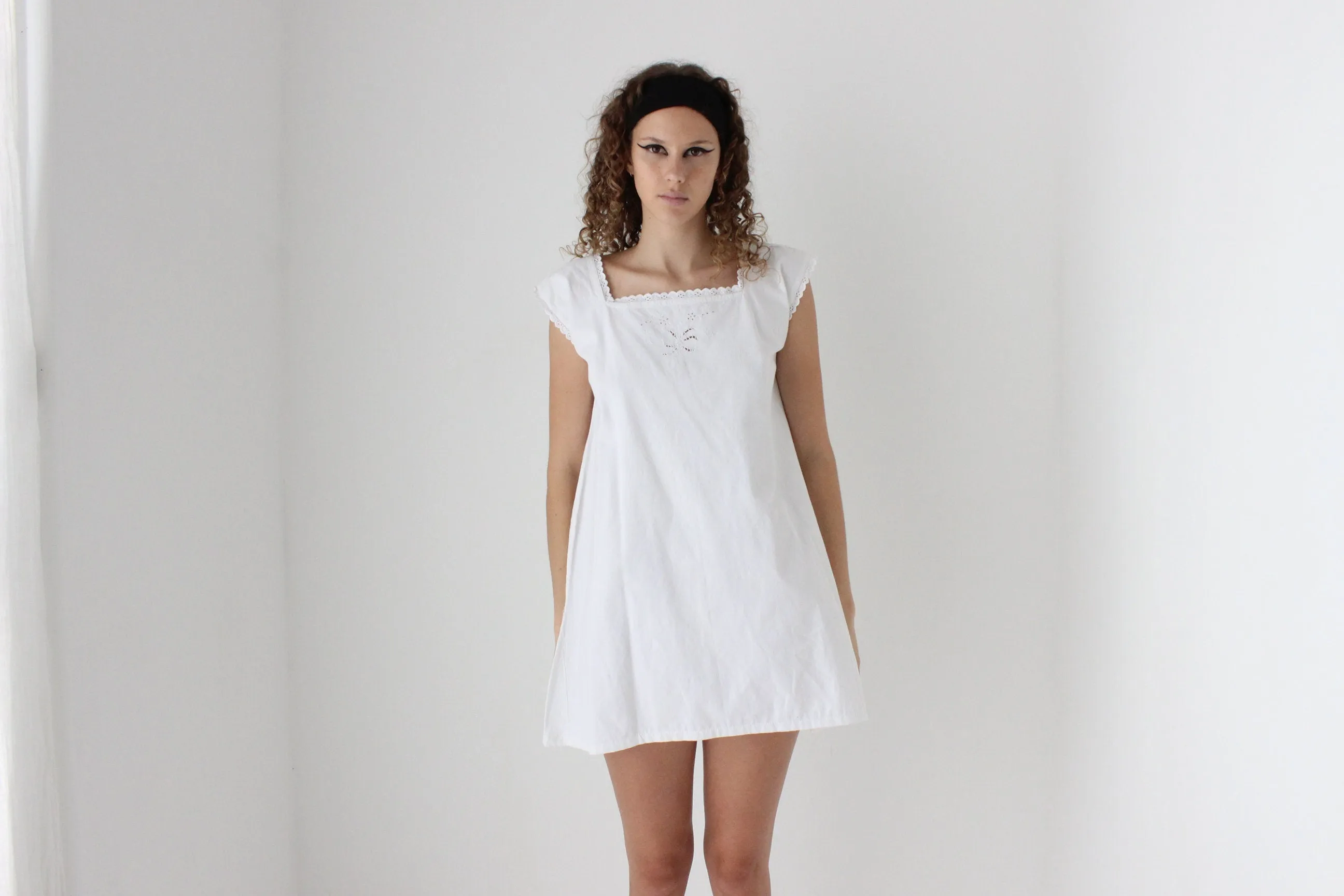 Antique Italian Cotton Smock