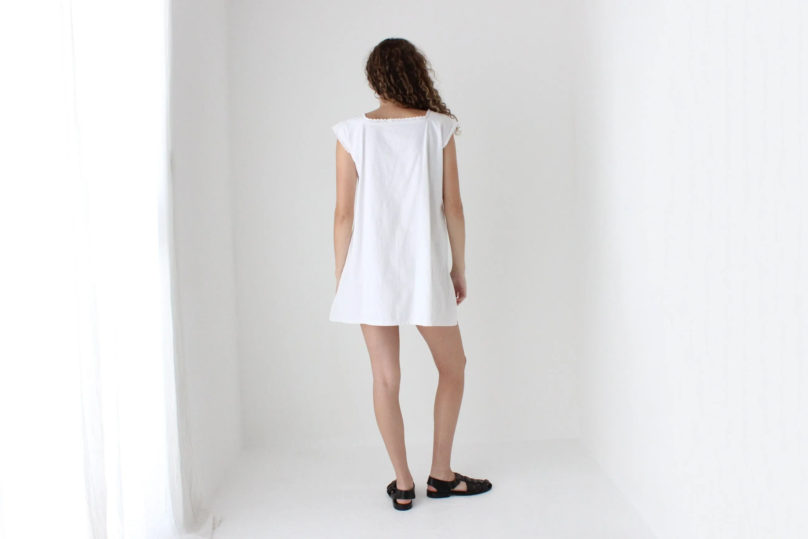 Antique Italian Cotton Smock