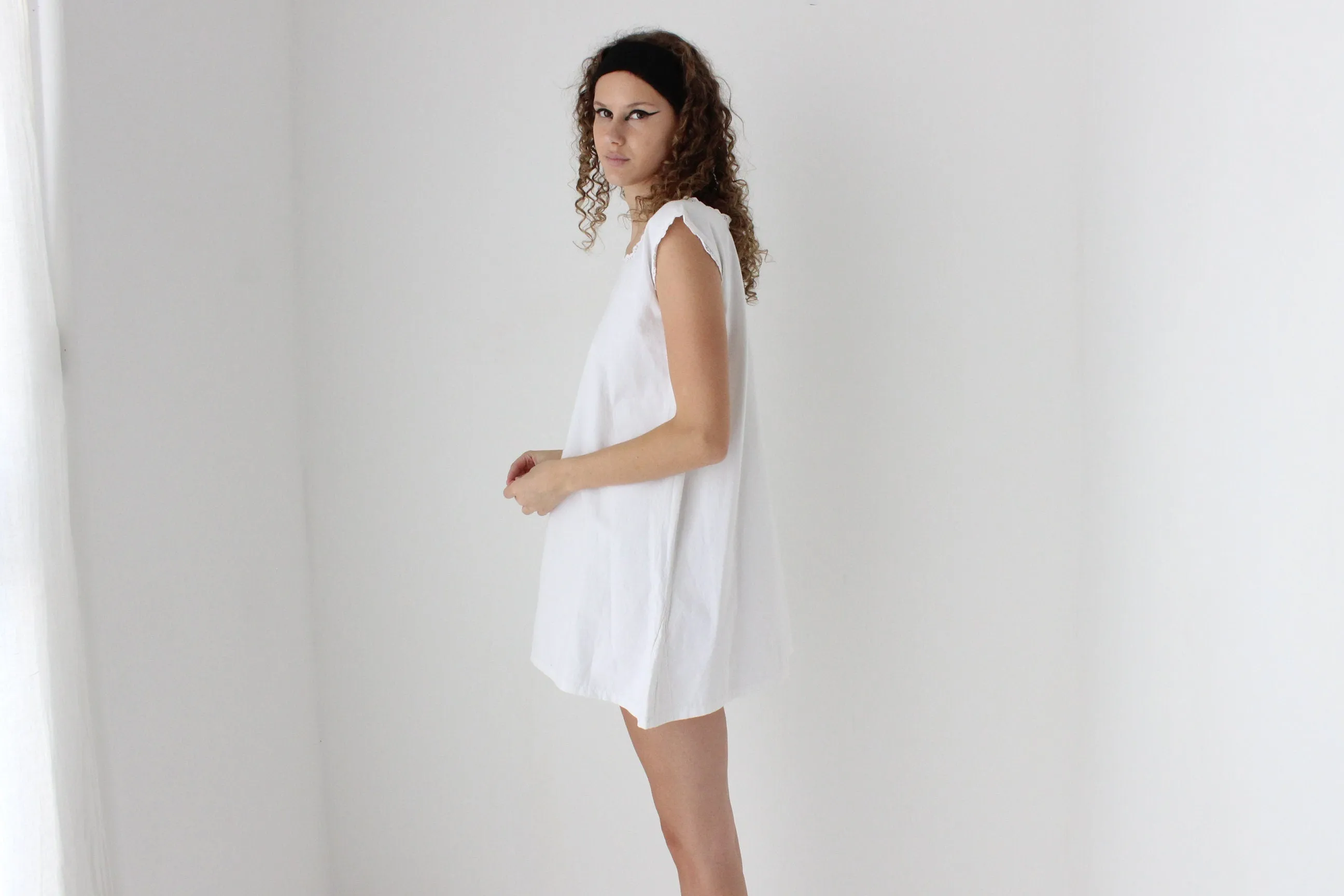 Antique Italian Cotton Smock
