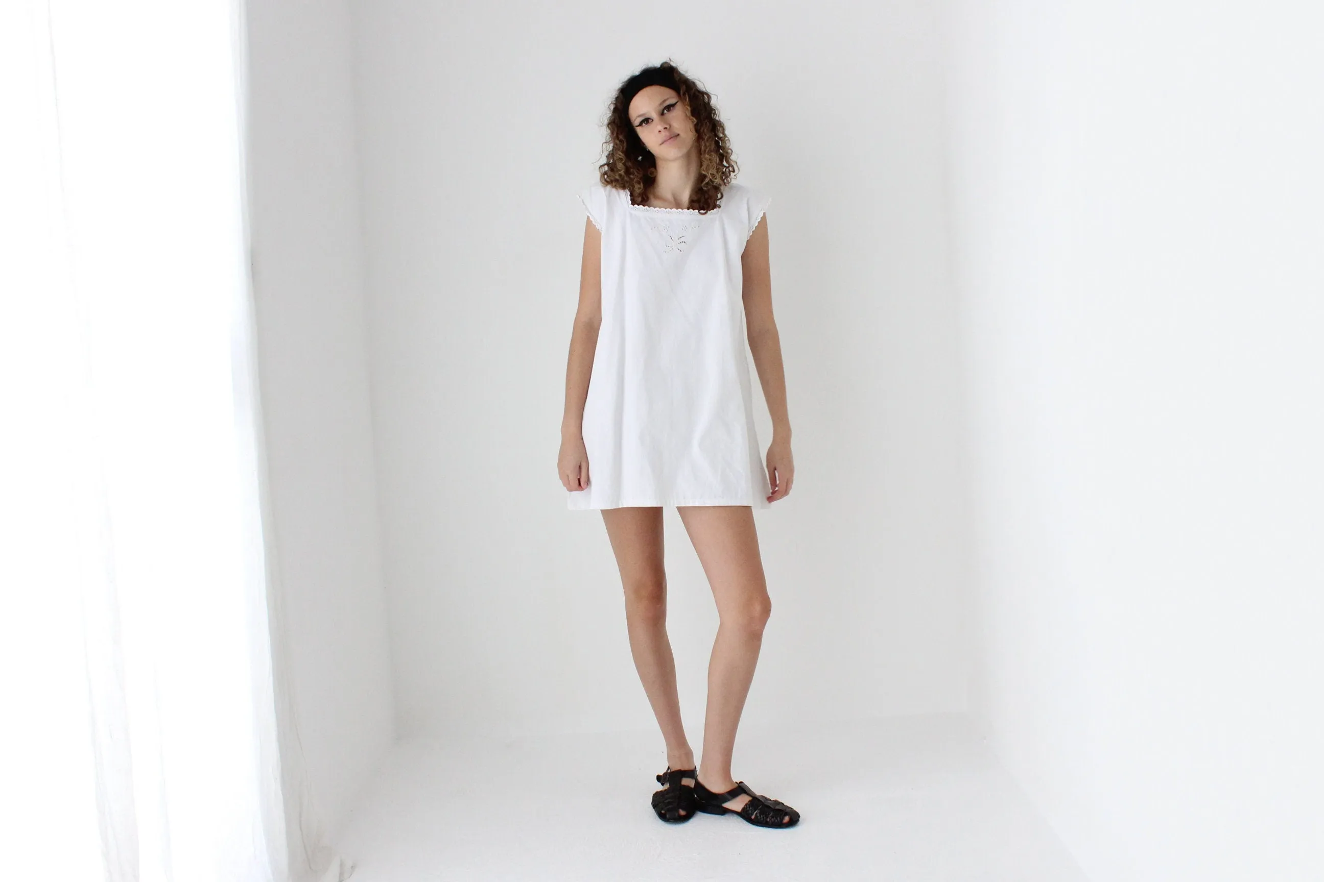 Antique Italian Cotton Smock