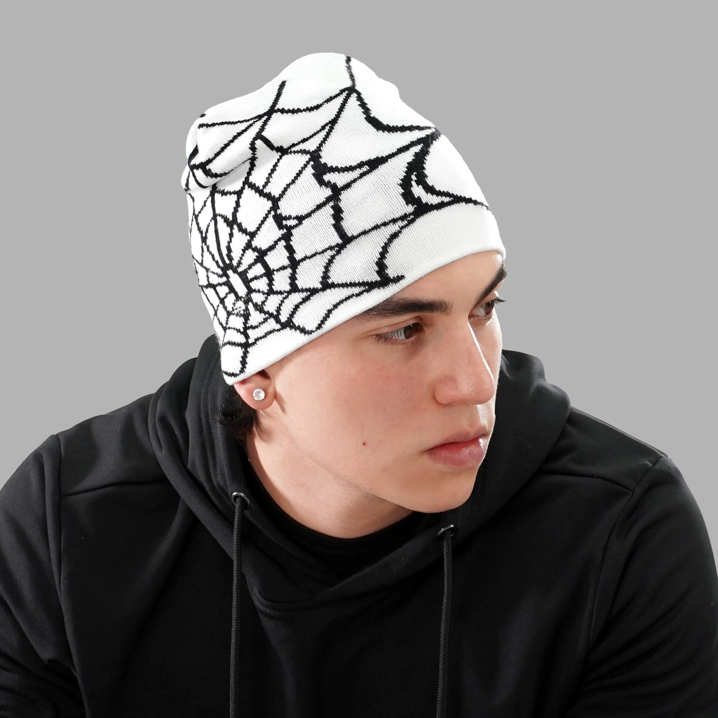 Arachno White Beanie