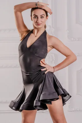 Aurelie Latin Dress Black