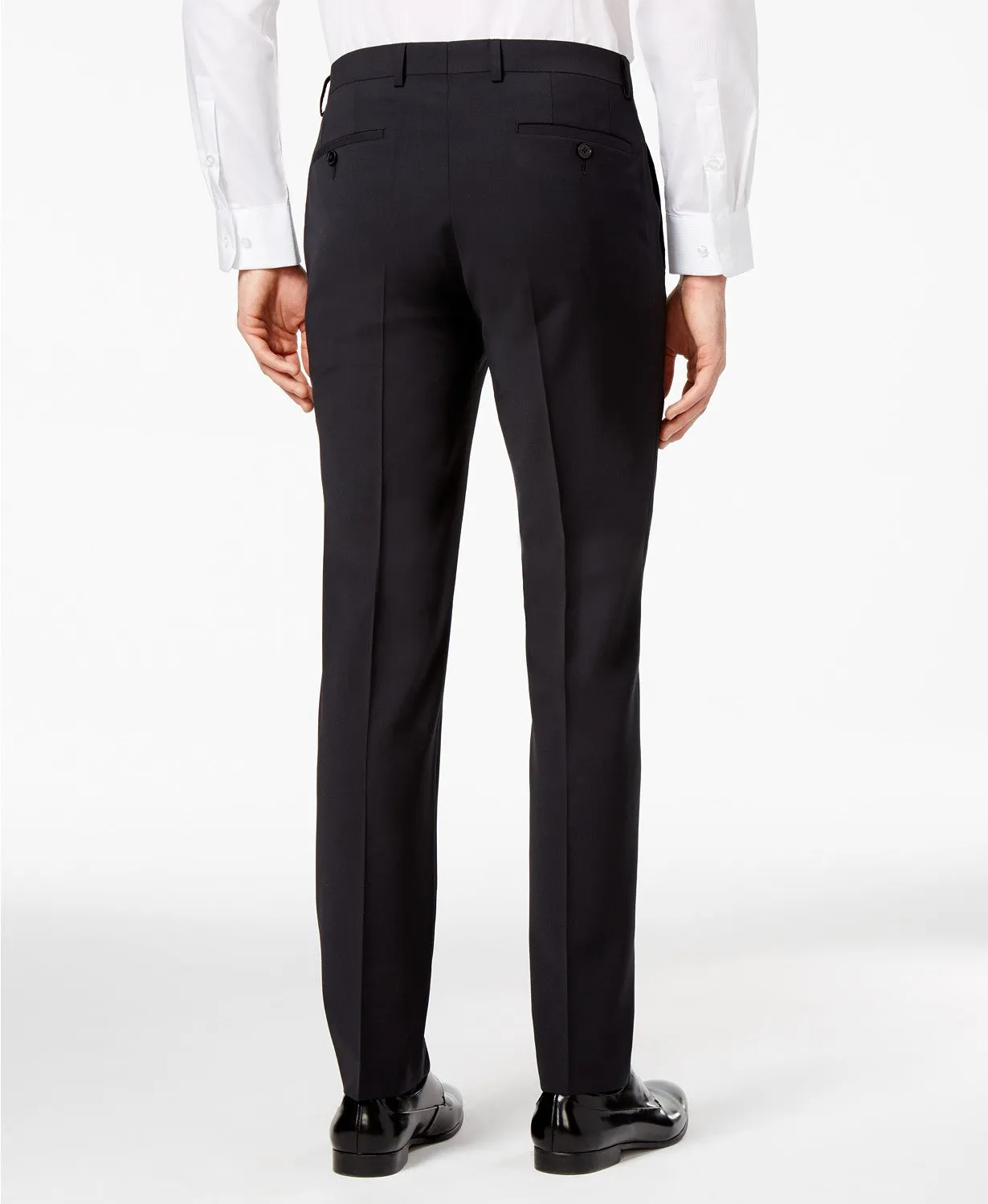 Bar Iii Mens Skinny fit Dress Pants 29 / 29 Black Solid