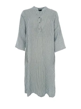 BCMELINA linen shirt dress - Safari Green