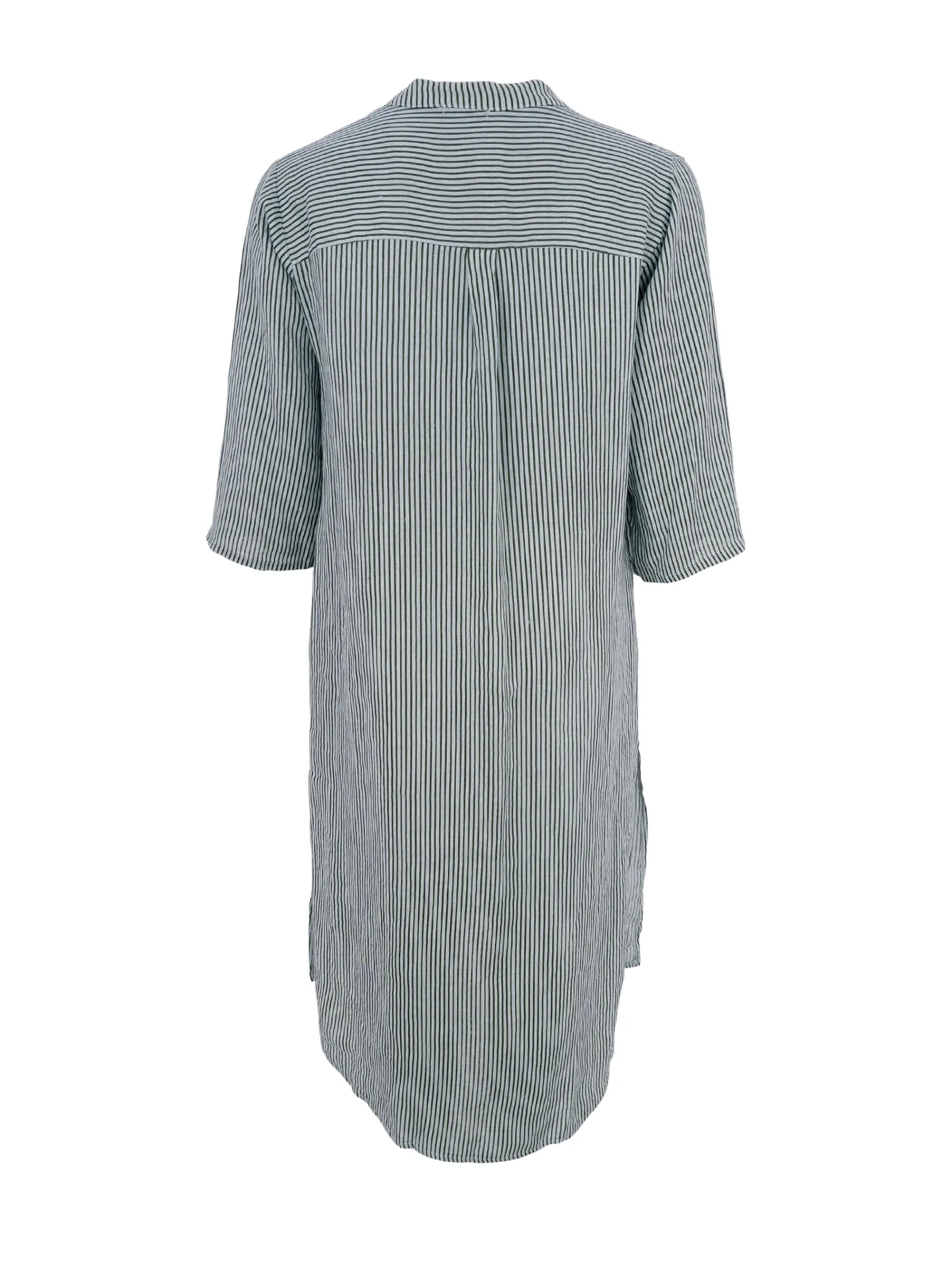 BCMELINA linen shirt dress - Safari Green
