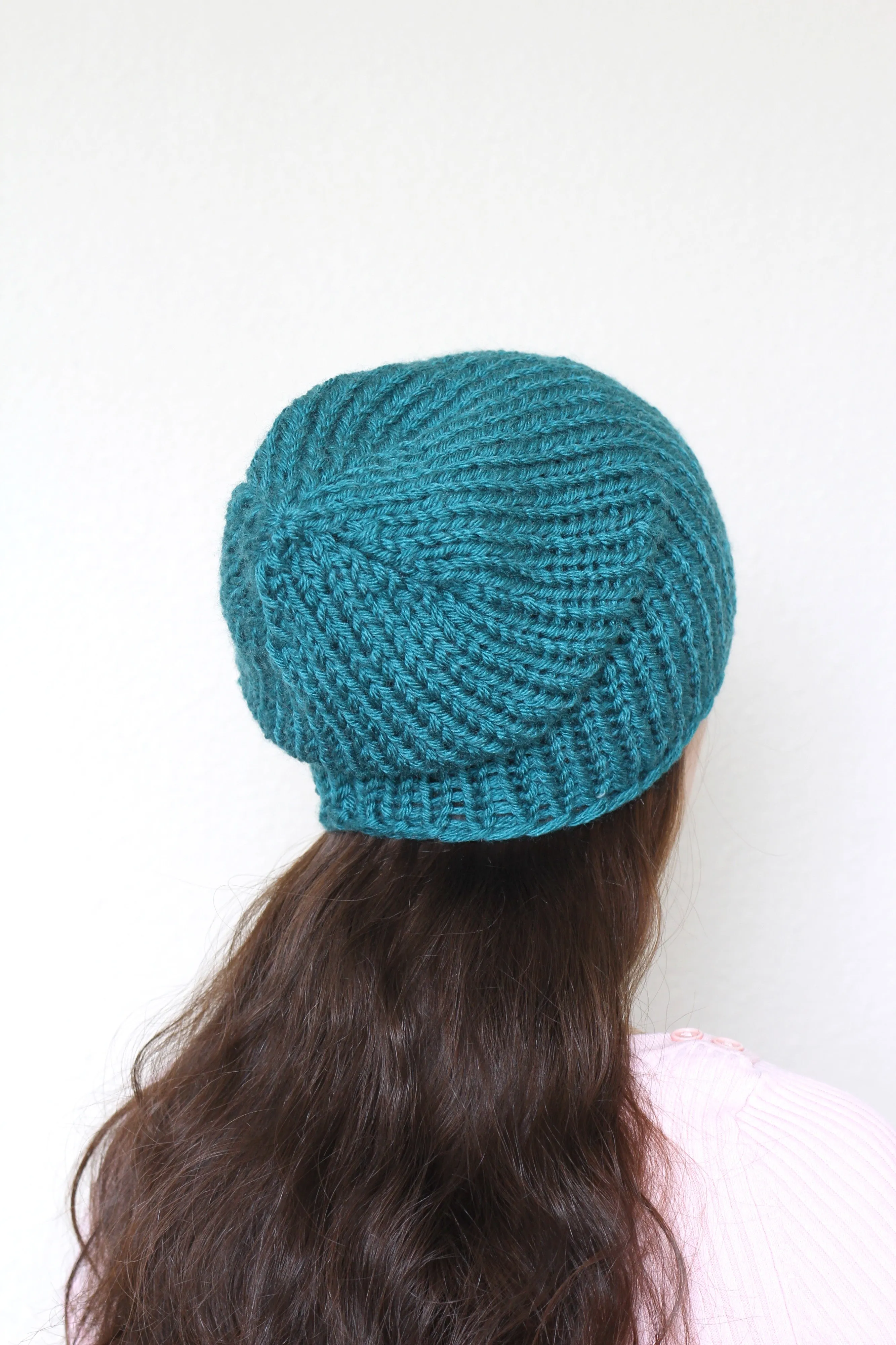 Beanie hat, knit hat, slouchy hat, knit beanie in honey yellow color