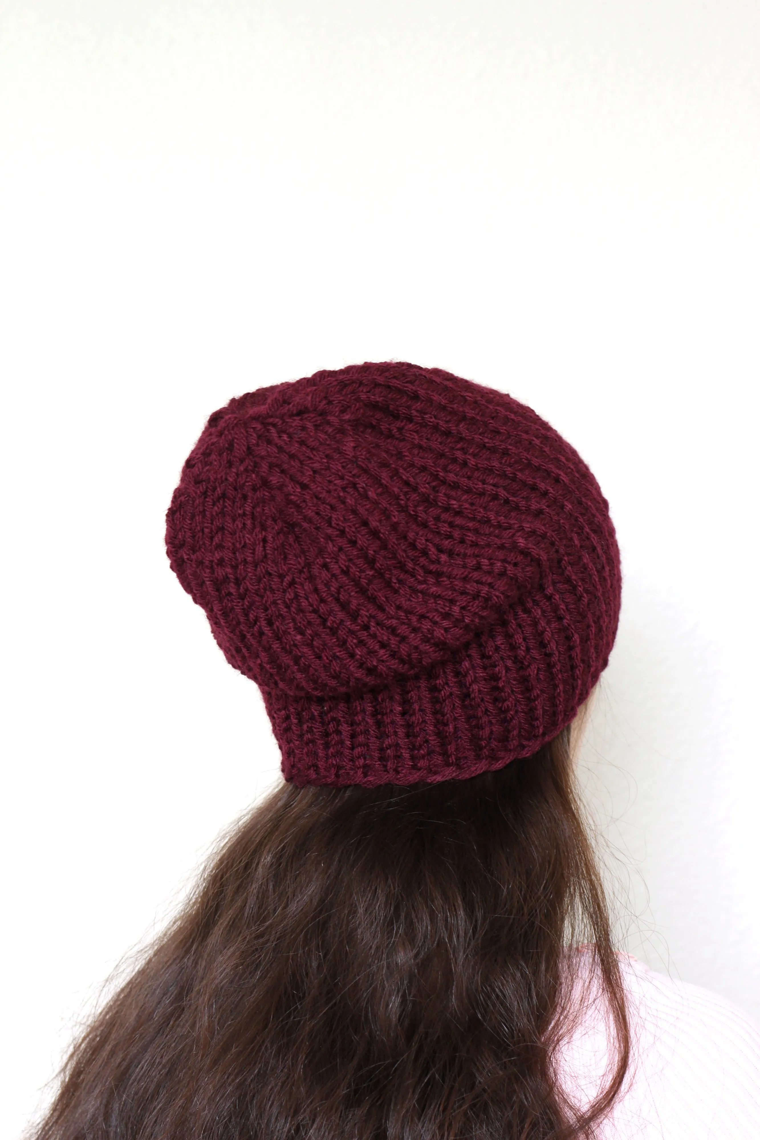 Beanie hat, knit hat, slouchy hat, knit beanie in honey yellow color