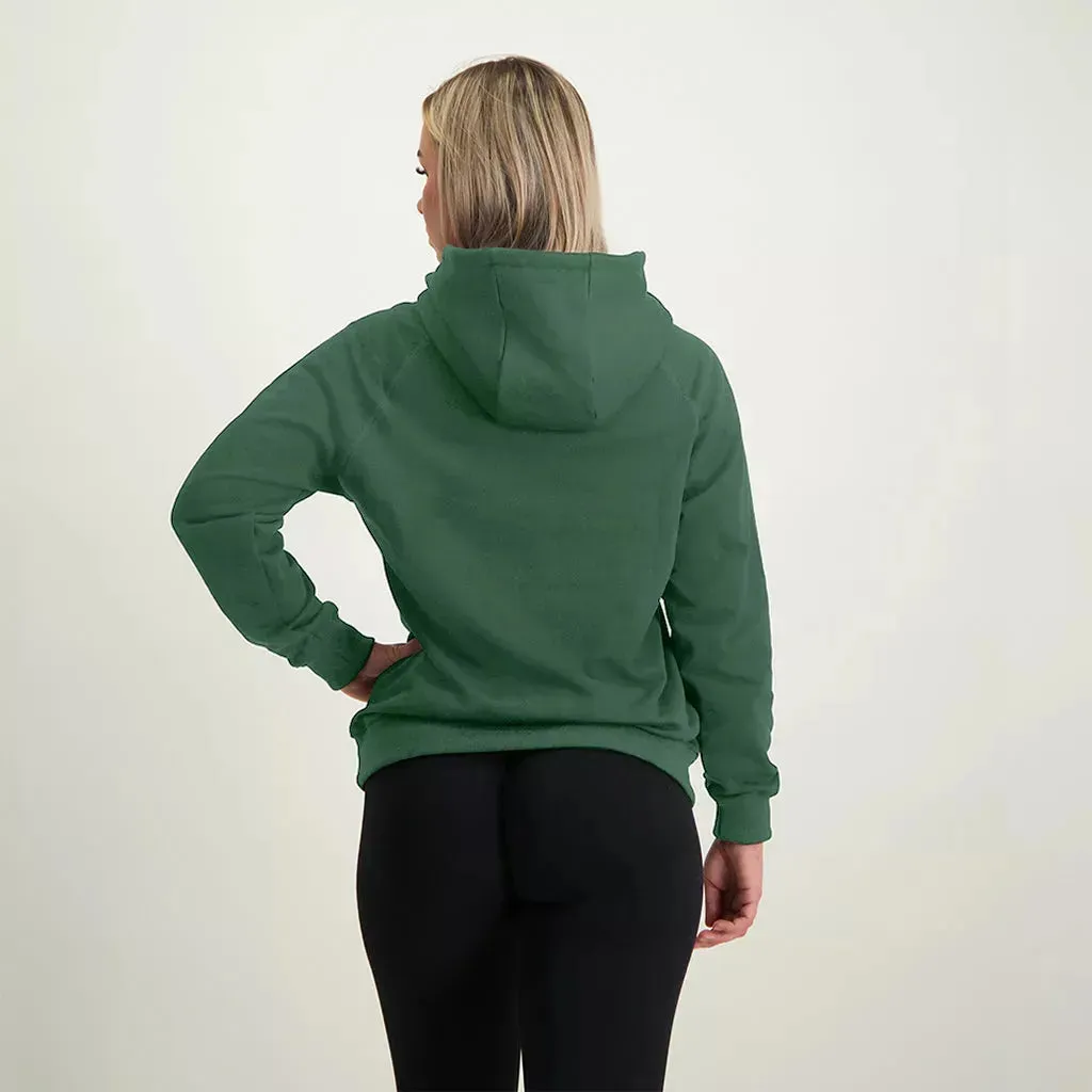 Bee Fitted Hoodie - Forest Green
