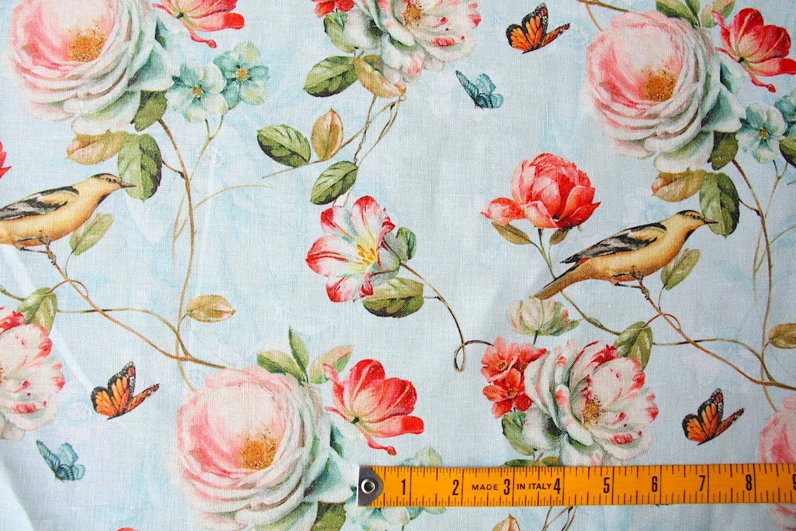 Blue Wonderland Linen