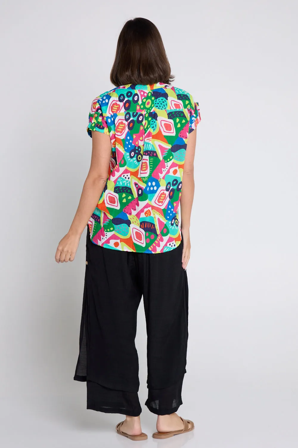 Brooke Layered Pants - Black