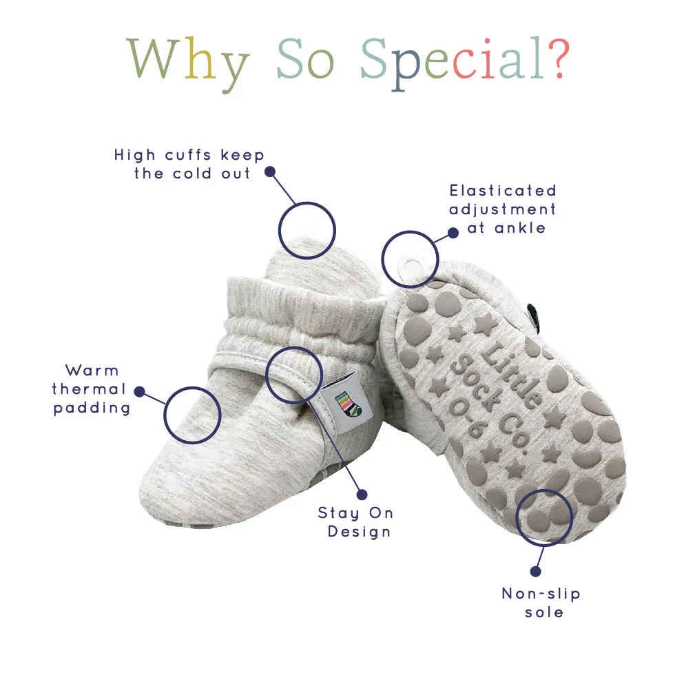 Bundle of Sherpa Stay-on, Non-Slip Booties & Cosy Non-slip Tights