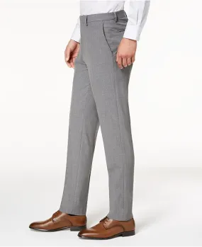 Calvin Klein Mens Dress Pants 32 x 30 Grey Infinite Stretch Skinny-Fit