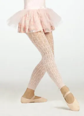 Capezio Girls' Sprinkles Fashion Footless Dance Tights