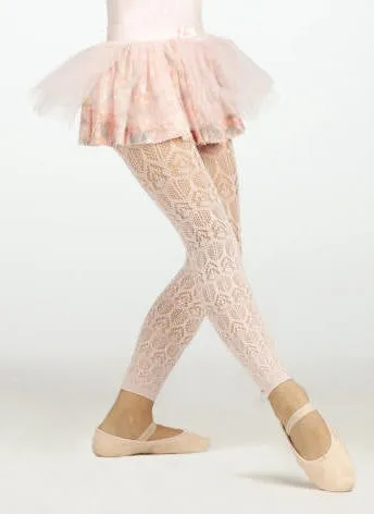 Capezio Girls' Sprinkles Fashion Footless Dance Tights