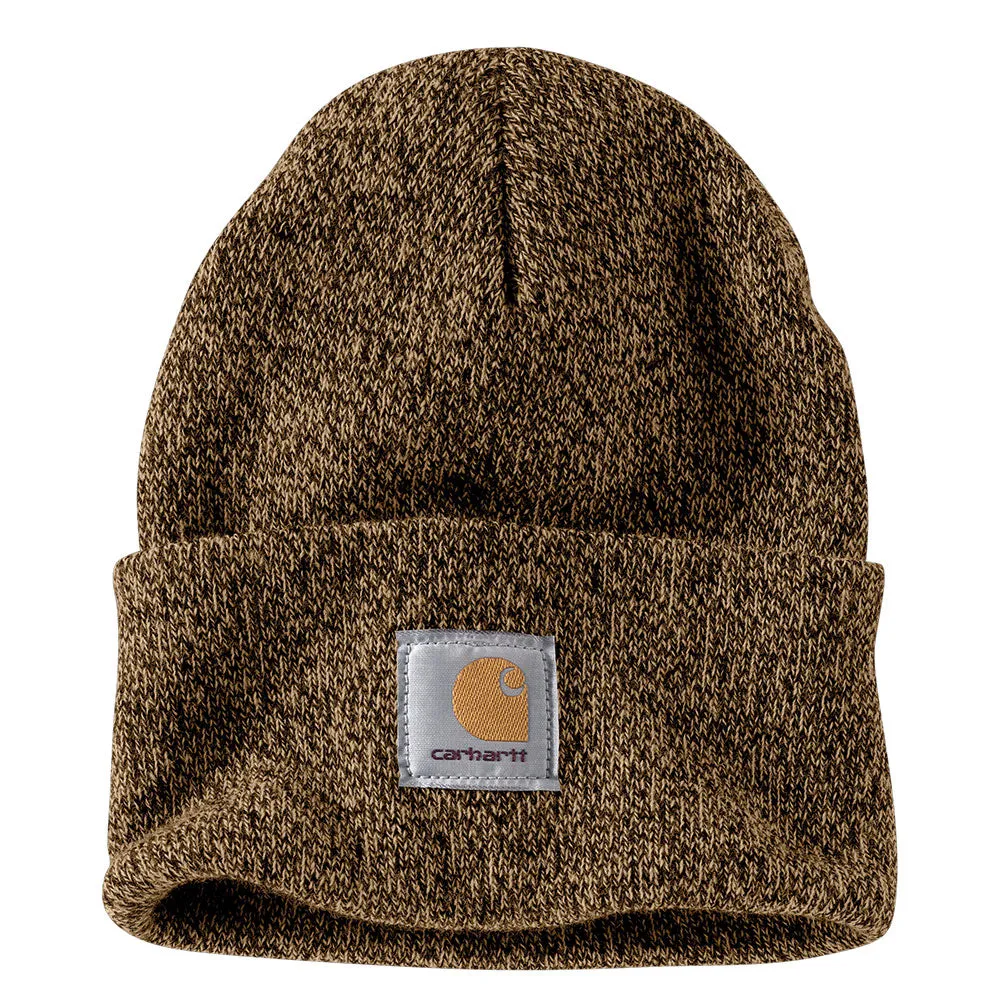 Carhartt Knit Cuff Beanie in Dark Brown | A18-247