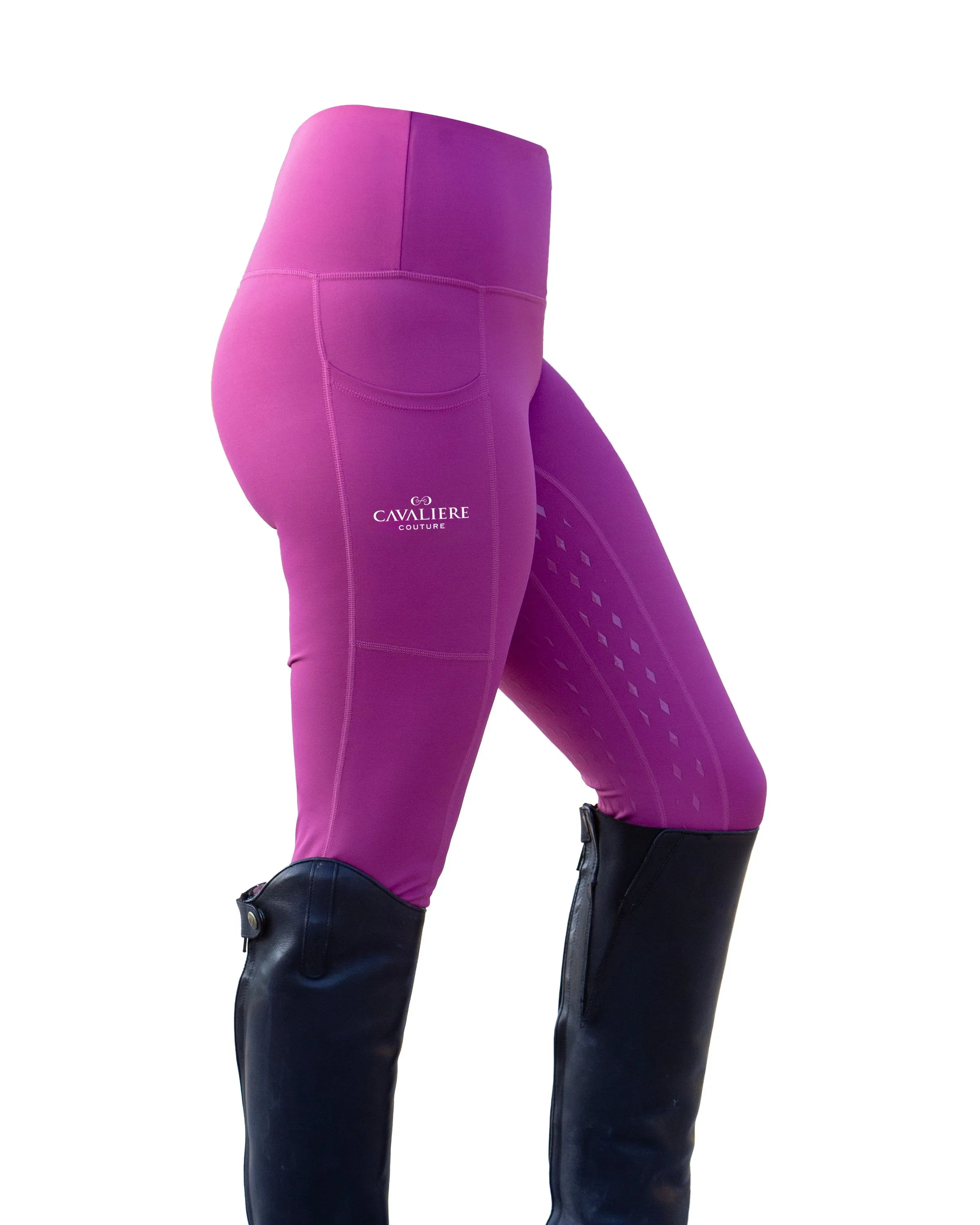 Cavaliere Couture The Grand Prix Riding Tight in Pink Pony