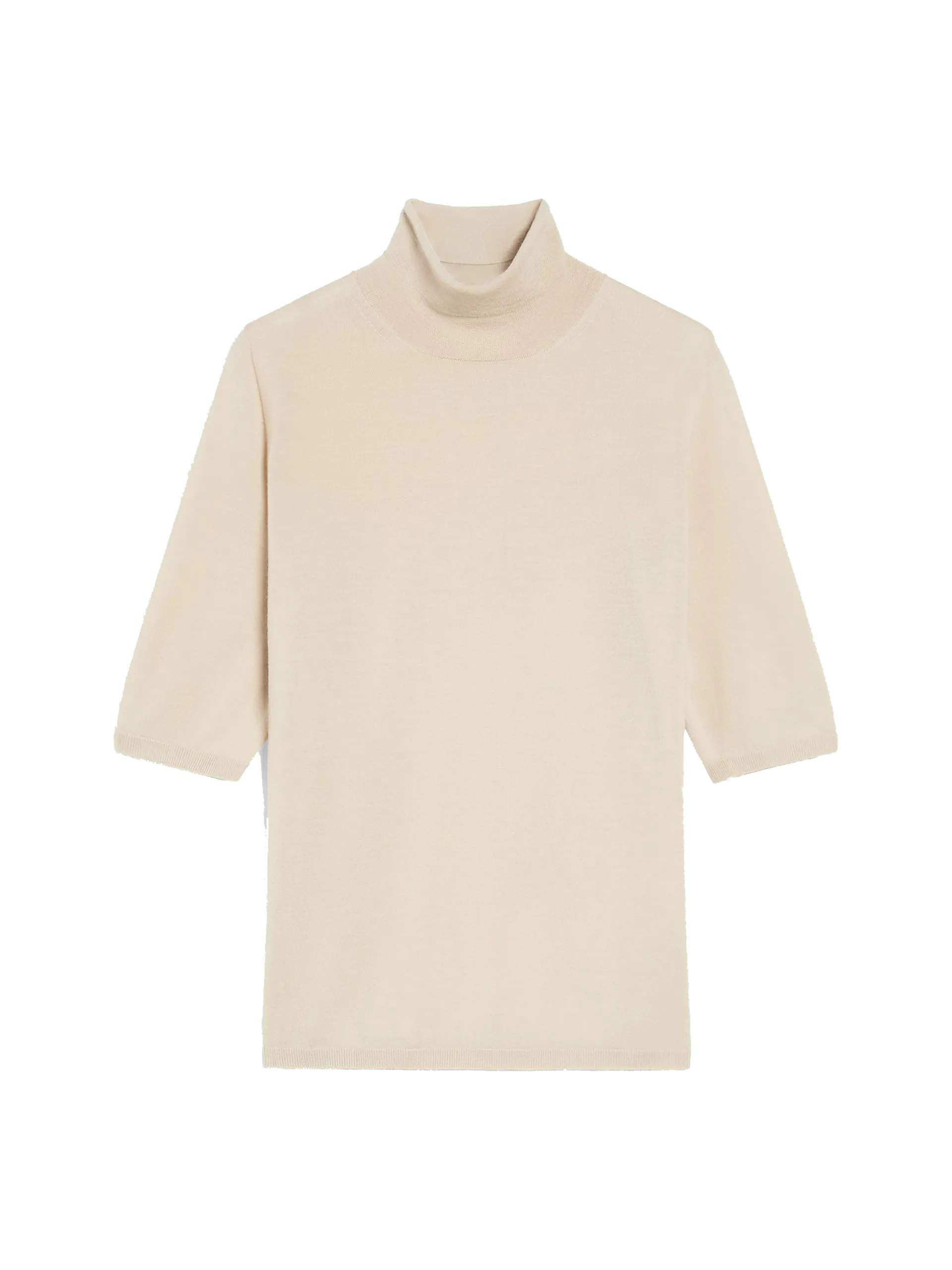 Cecina wool knit turtleneck jumper