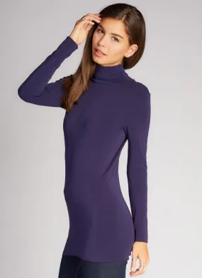 C'est Moi, CEBT-1208 Bamboo Turtleneck, Purple