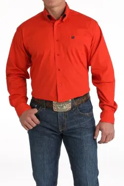 CINCH STRETCH SOLID BUTTON DOWN WESTERN SHIRT