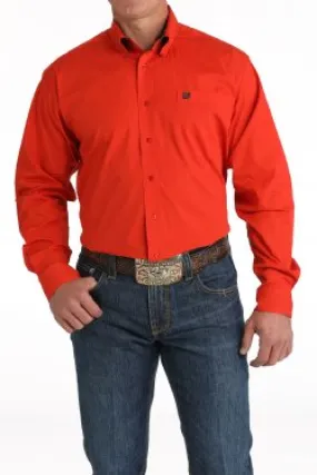 CINCH STRETCH SOLID BUTTON DOWN WESTERN SHIRT
