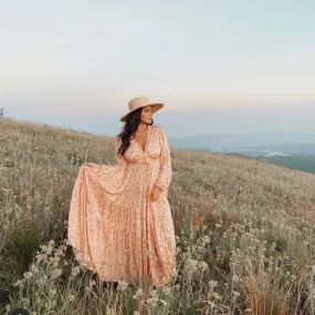 Coven and Co Peach Posie Gown