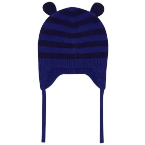 Damson Knit Hat With Ears