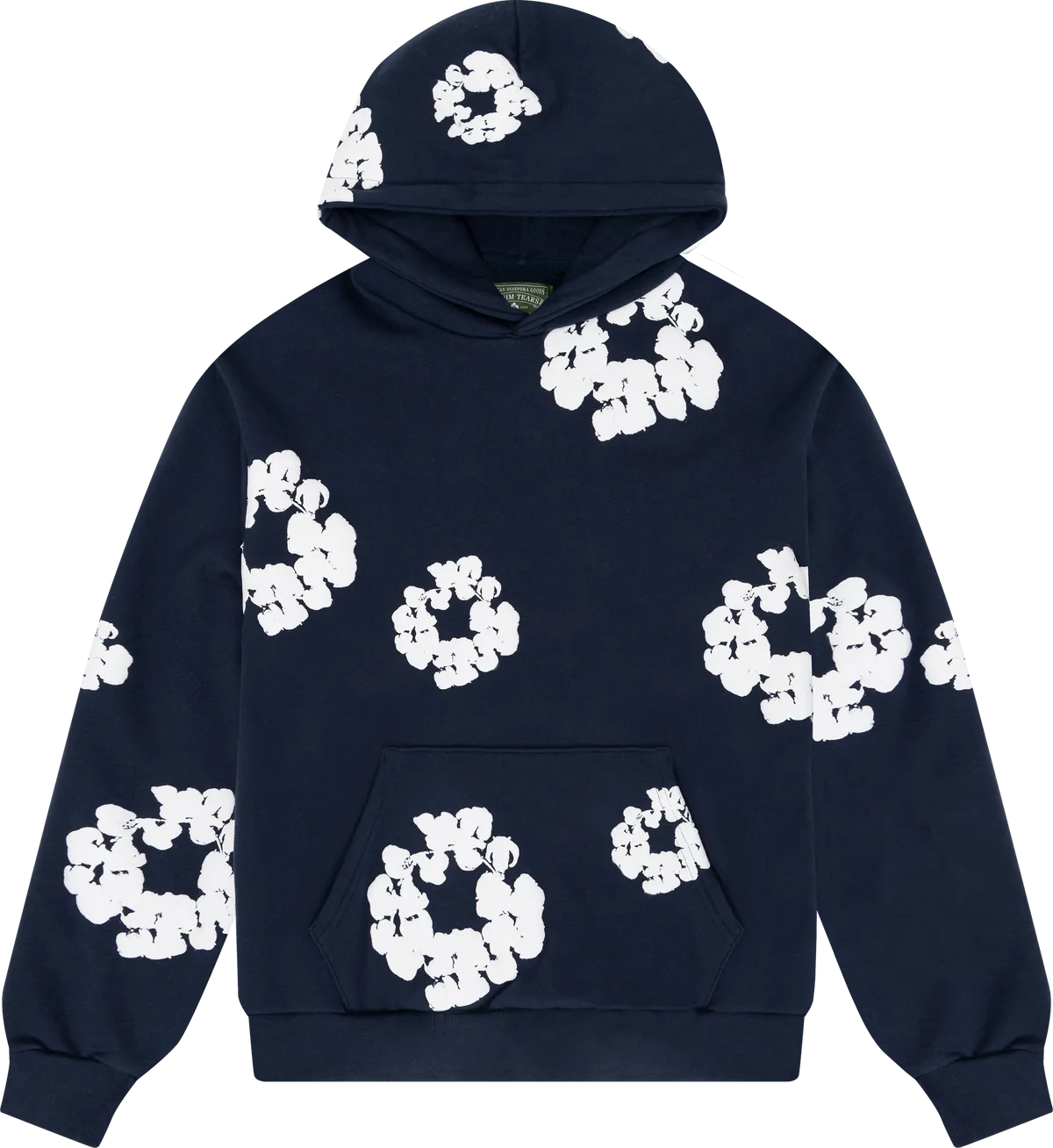 Denim Tears "The Cotton Wreath" Hoodie Navy