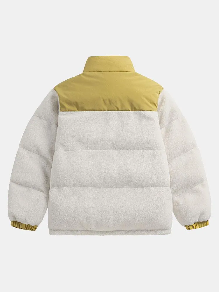Double Side Teddy Puffer Coat