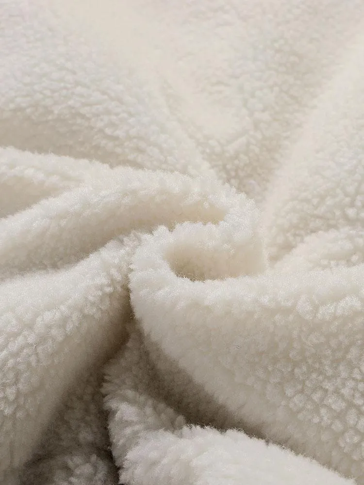 Double Side Teddy Puffer Coat