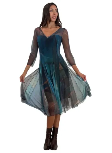 Elana Kattan V-Neck Dress - Finley
