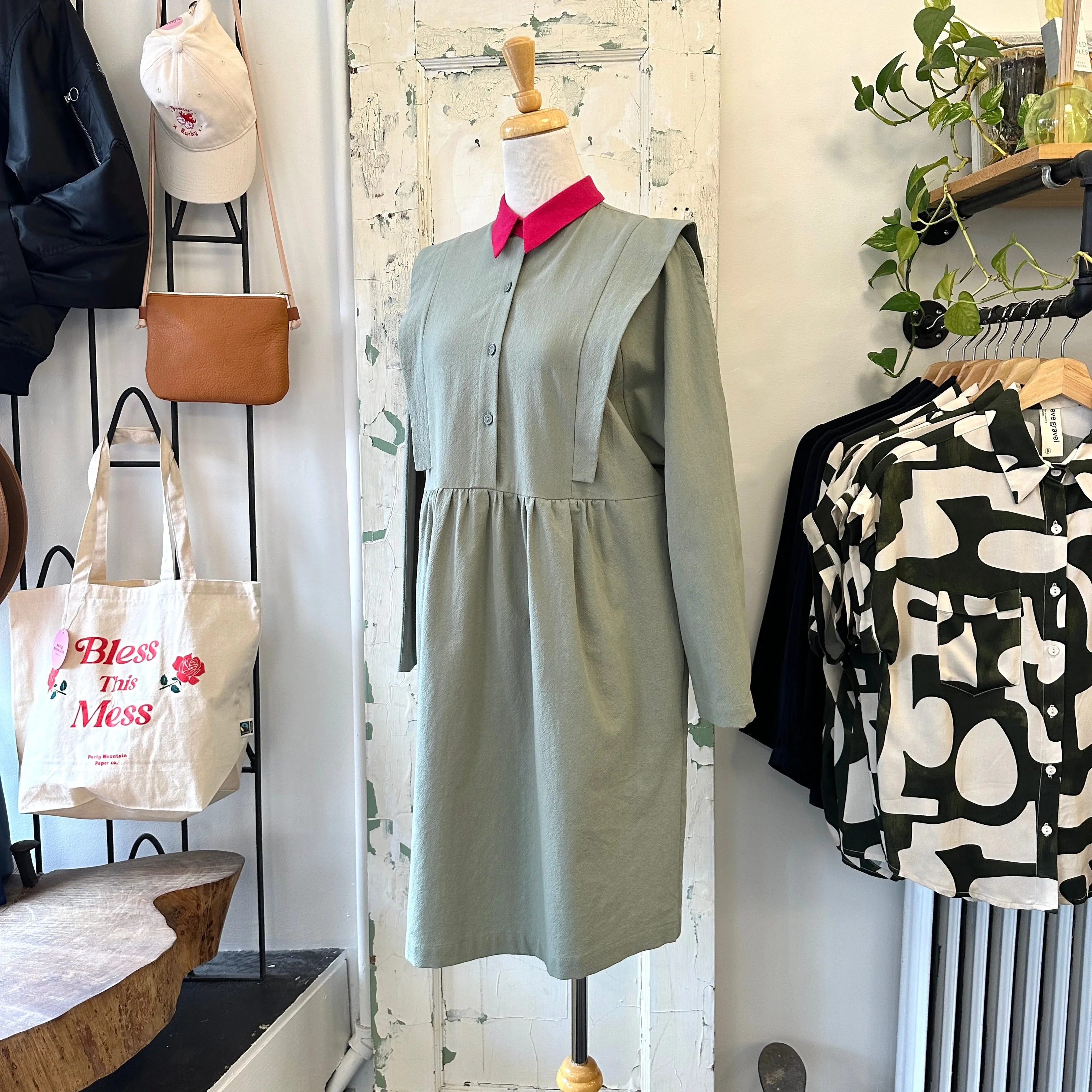 Eve Gravel // Osaka Dress Sage