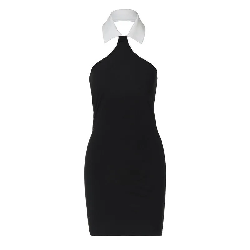 Faith Halter Sleeveless Sexy Mini Dress