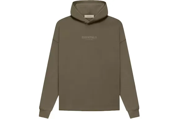FEAR OF GOD ESSENTIALS "FW22" Relax Fit Hoodie Wood