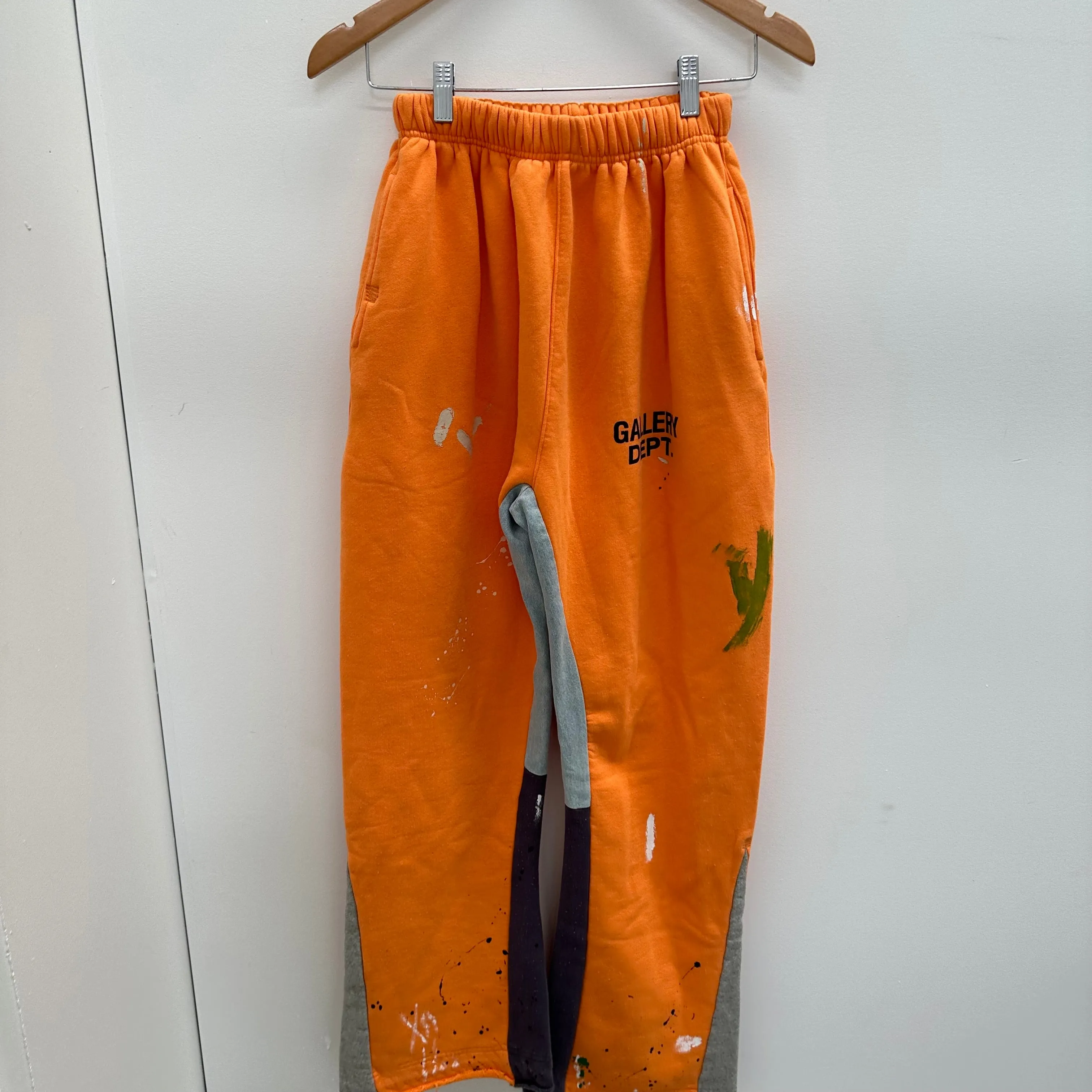 Gallery Dept. Orange Flare Sweatpants Size S