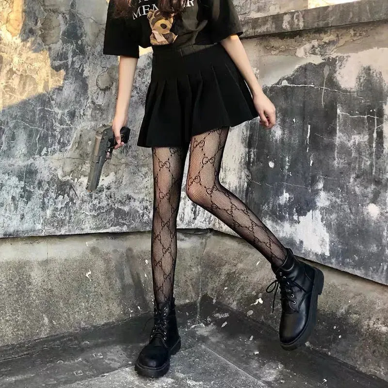 Goddess Fishnet Silk Sexy Tights