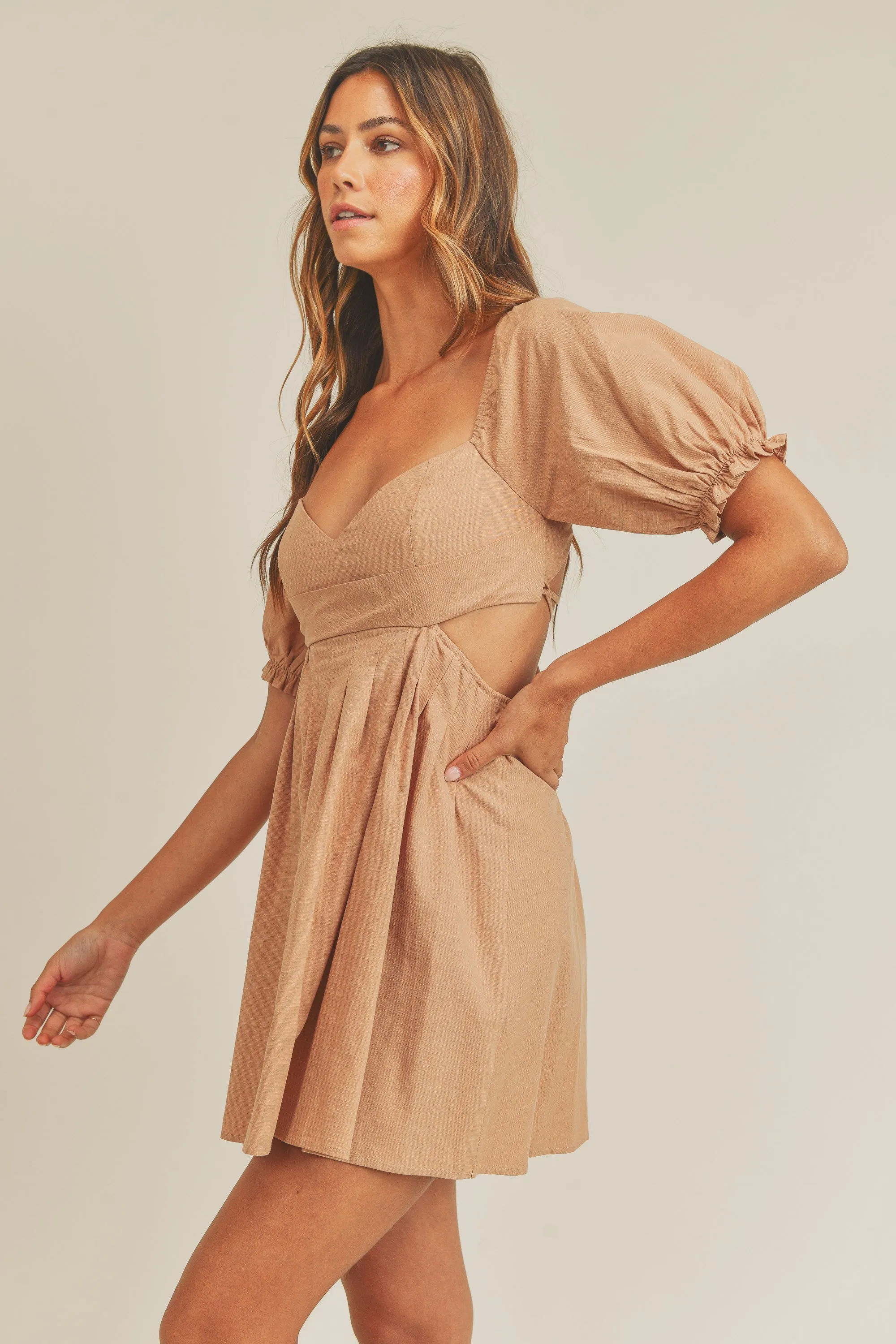 Gwen Open Back Mini Dress
