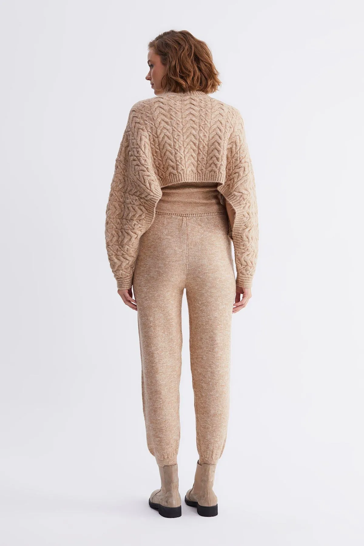 Hair Braided Knitwear Crop