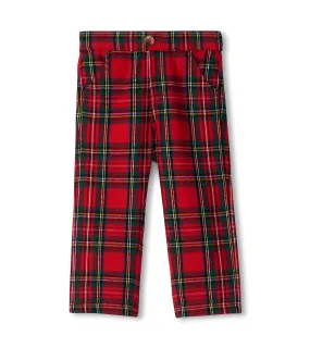 Hatley infant & boys red plaid pants
