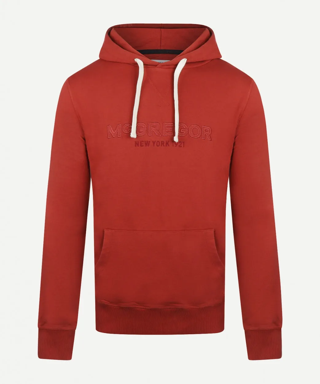 Hoodie met logo graphic | Rusty Red