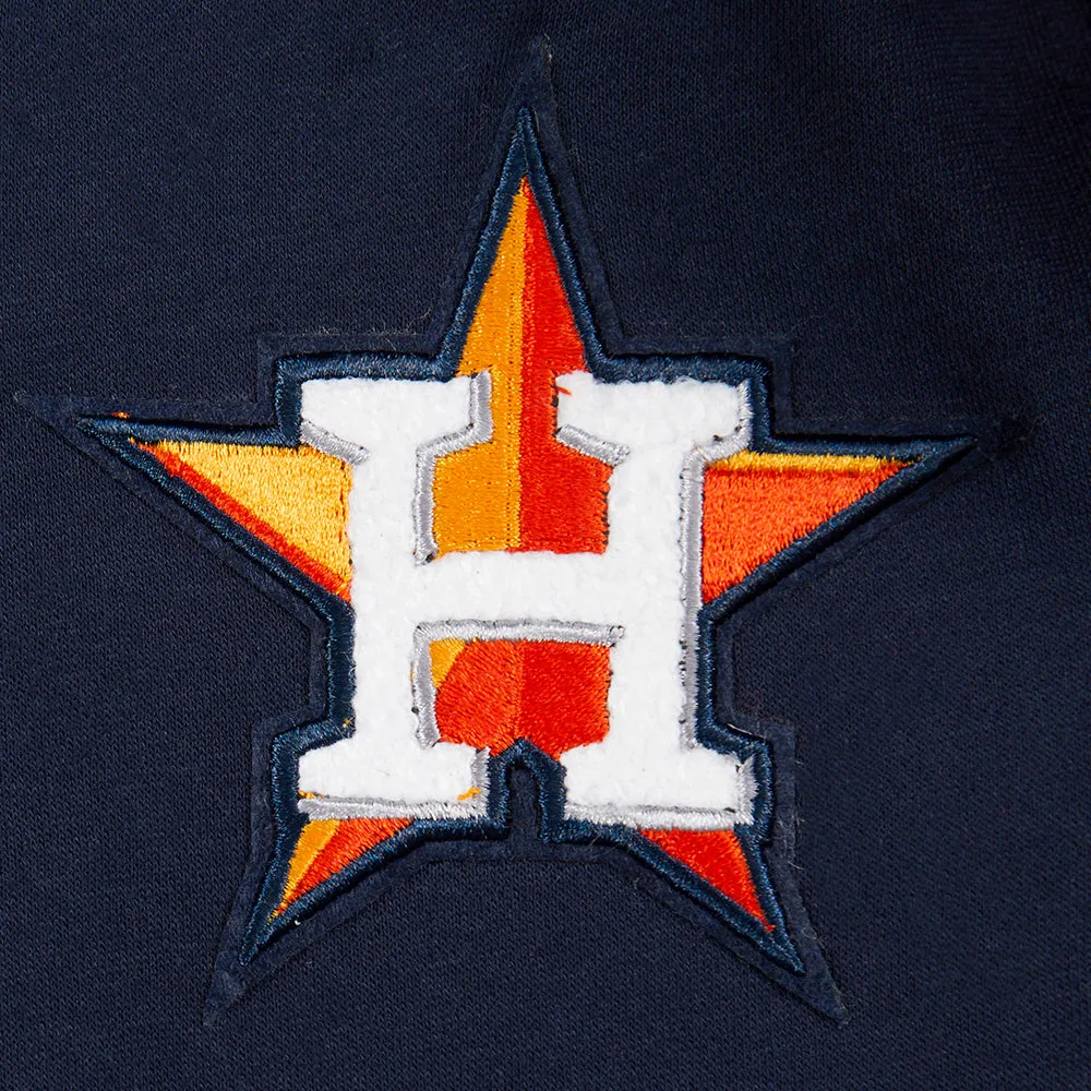 HOUSTON ASTROS CLASSIC BIG BOYS FLC FZ HOODIE (MIDNIGHT NAVY)