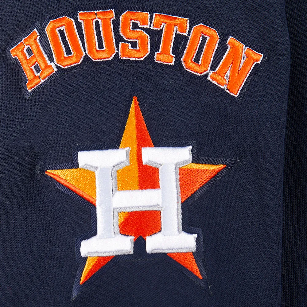 HOUSTON ASTROS CLASSIC BIG BOYS FLC FZ HOODIE (MIDNIGHT NAVY)
