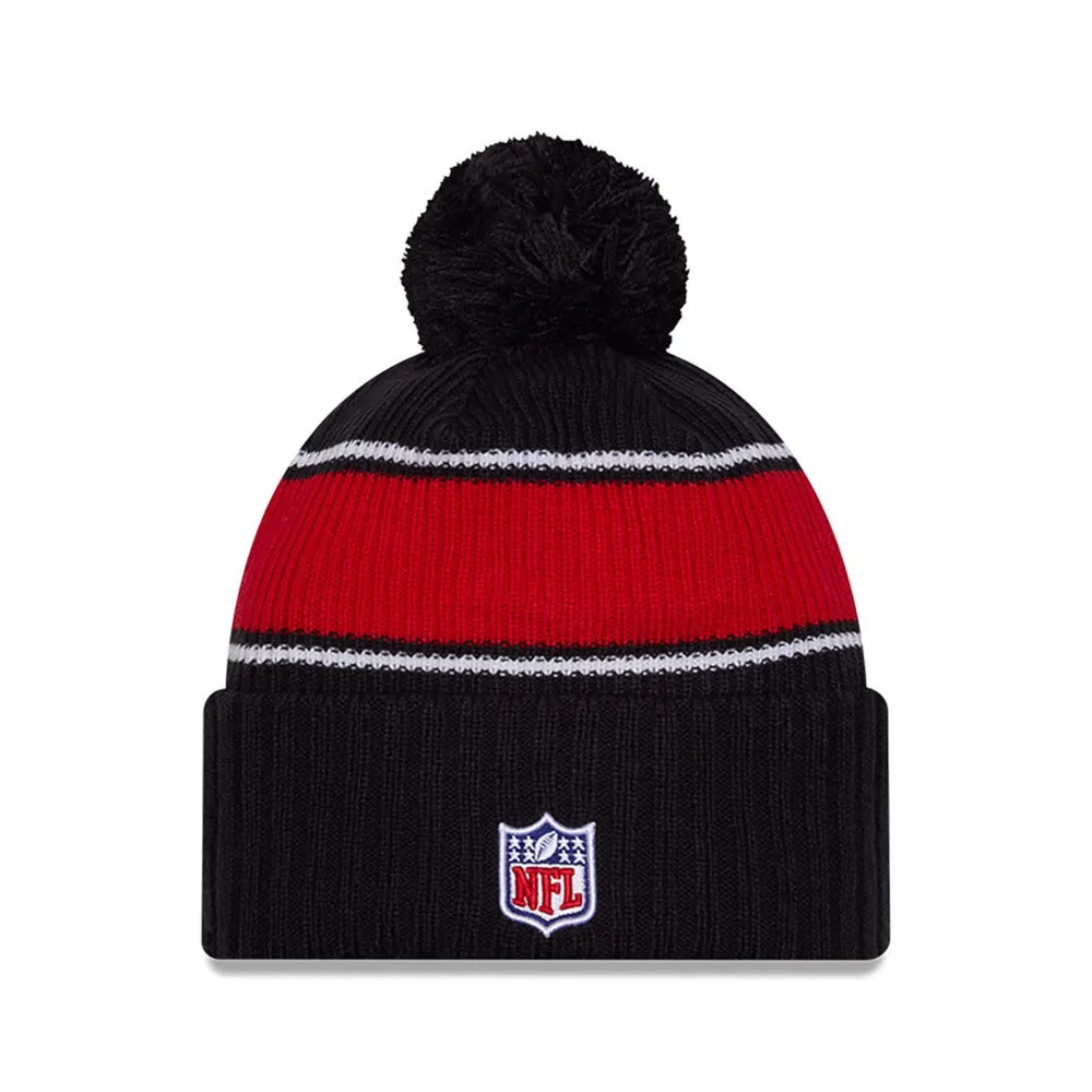 Houston Texans New Era 2024 Sideline Sport Cuffed Knit Hat with Toque