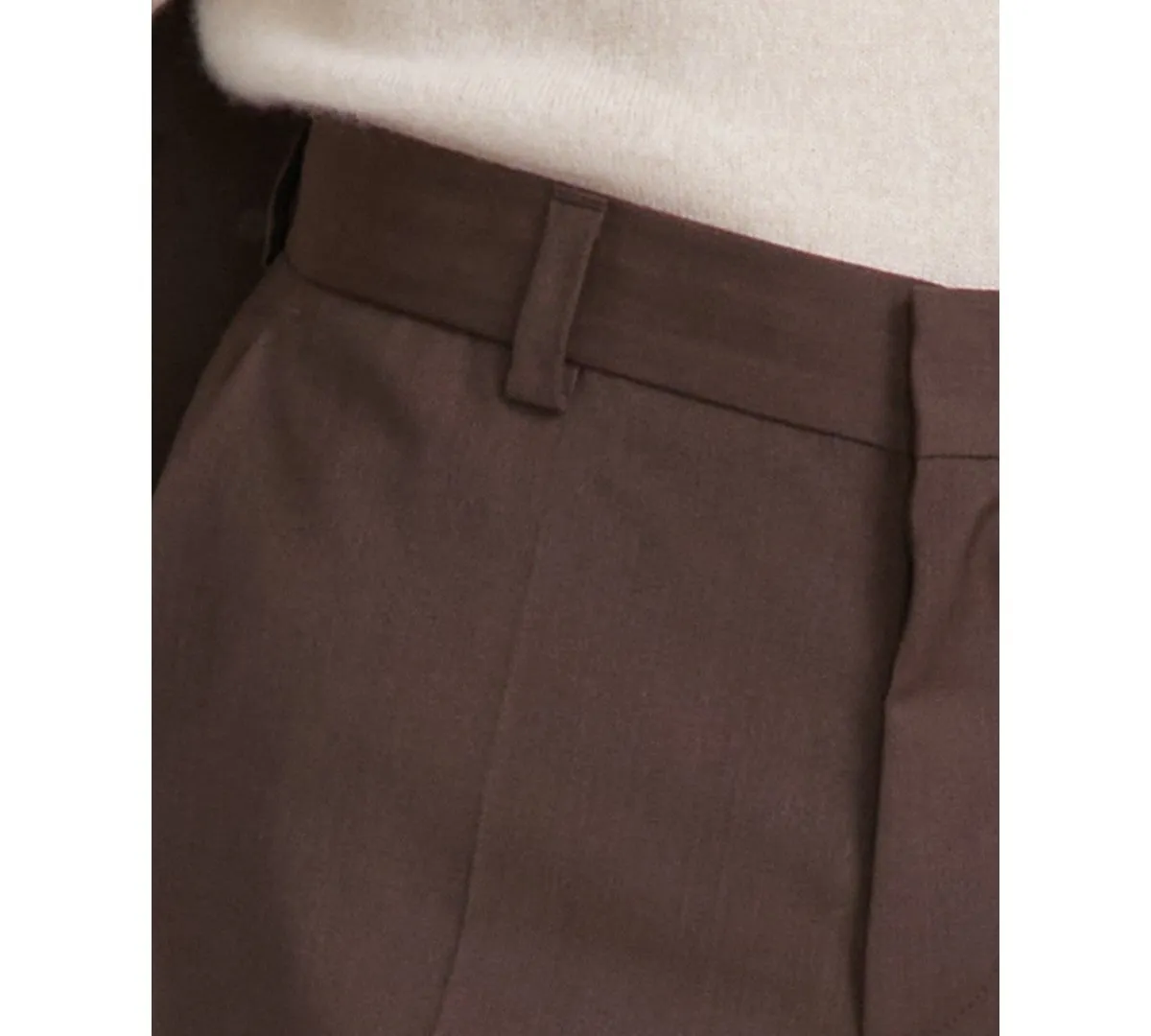 Hugo Boss Mens Modern fit Dress Pants 32 / 32.5 Brown Solid