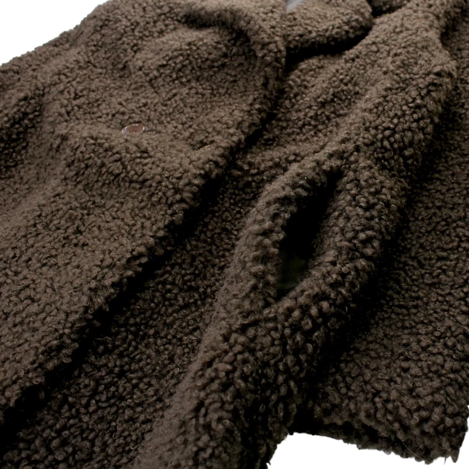 Hush Chocolate Oversized Teddy Coat