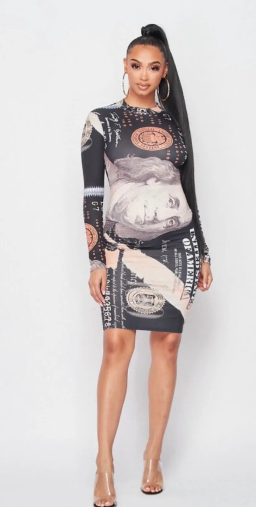 I Am The Bag Midi Dress