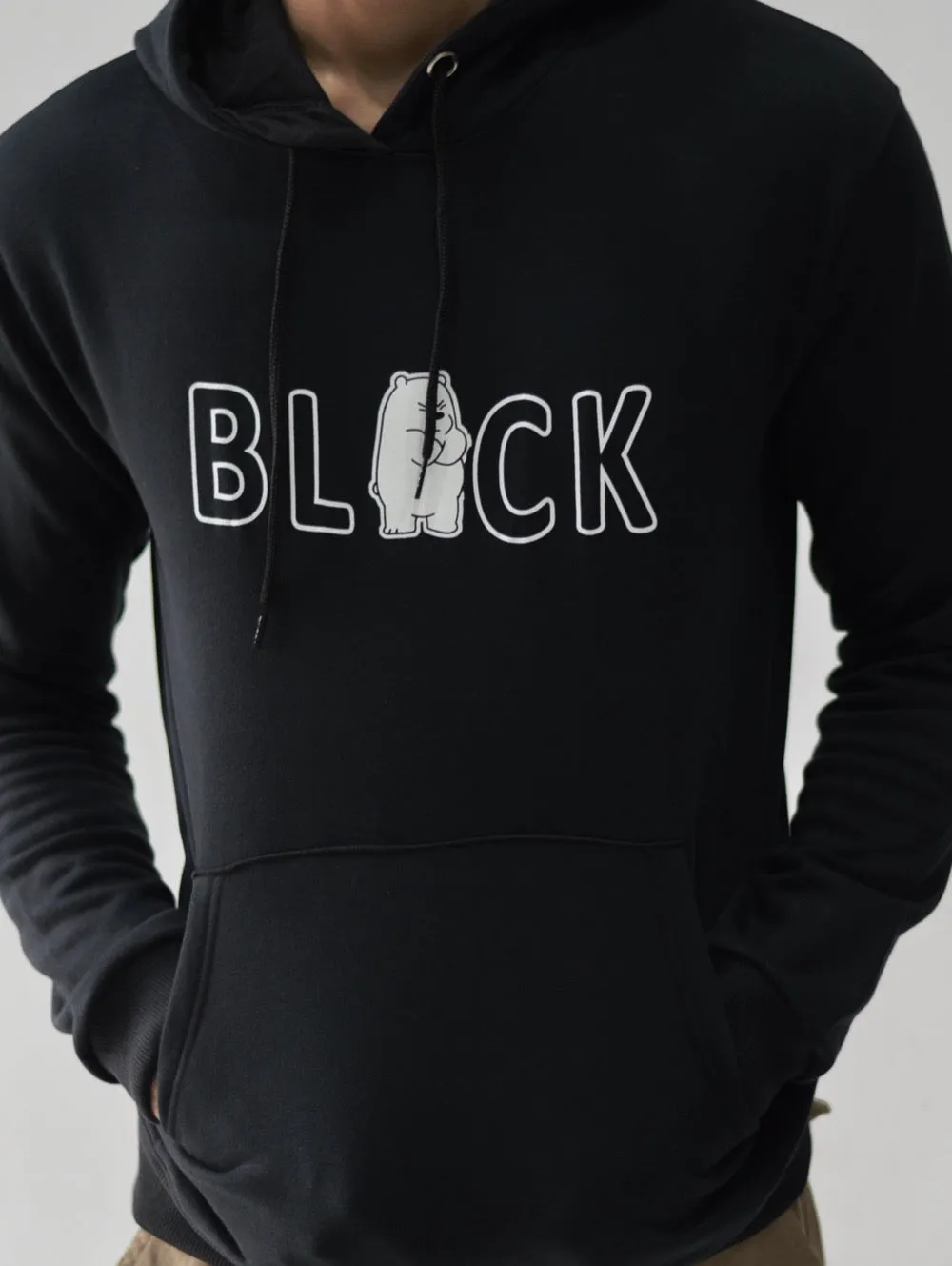 Ice Bear Black Hoodie